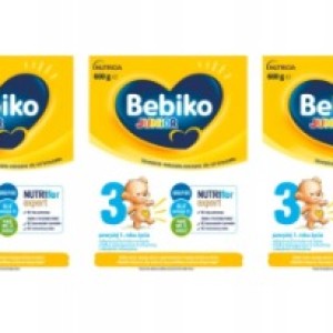 3x Bebiko 3 Junior Modified Milk 12 m+ 600g