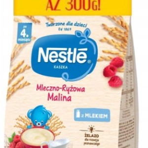 NESTLE Milk and rice porridge Raspberry - 4 mc 300g
