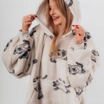 Blanket Sweatshirt Comfy Moment #Ragdoll – thick fluffy Sherpa oversize