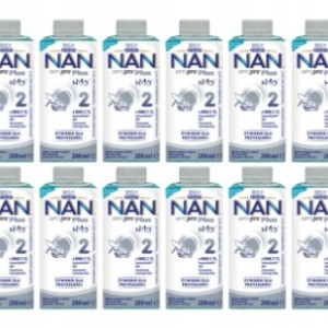 12x Milk Next NAN OPTIPRO Plus 2 in Liquid 200 ml 6m+