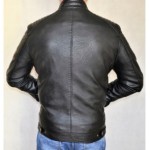 Men's Spring Leather Jacket Black Mat M Faux Leather