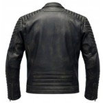 ProSpeed Men's Motorcycle Black Vintage Leather Jacket - XL