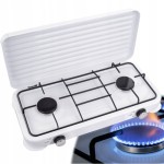 Gas Stove 2x Burner 2,2kW Portable Tourist Stove