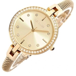Women's watch Paul Lorens AMBER delicate FEMALE rhinestones gold + ENGRAVING