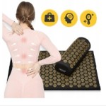 ACUPRESSURE MAT HEALTH MASSAGE WITH SPIKES ACUPRESSURE SET WITH PILLOW