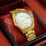 LUXURY MEN'S CASIO 24K GOLD WATCH CERTIFICATE / UNIQUE GIFT