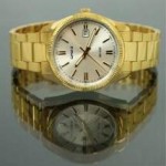 LUXURY MEN'S CASIO 24K GOLD WATCH CERTIFICATE / UNIQUE GIFT