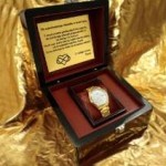 LUXURY MEN'S CASIO 24K GOLD WATCH CERTIFICATE / UNIQUE GIFT