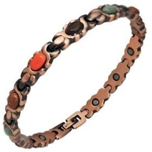 Copper Bracelet Health Magnetic Adjustable Stones BLINGART