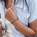 Copper Bracelet Health Magnetic Adjustable Stones BLINGART