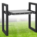 Garden Kneeling Stool Foldable, 2-in-1 Portable Kneeler and Seat with 12.6" Extra Wide Thickened Cushion