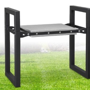 Garden Kneeling Stool Foldable, 2-in-1 Portable Kneeler and Seat with 12.6" Extra Wide Thickened Cushion