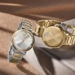 Movado Bold Women's Gold-Plated Crystal-Set Watch - Swiss Quartz Movement