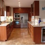 Elegant Timber Venner Kitchen Cabinets Natural Wood Kitchen