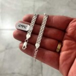 SILVER WOMEN'S BRACELET THICK WIDE SILVER 925 WEAVE BISMARK+ADJUSTABLE