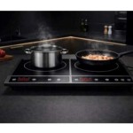 INDUCTION HOB COOKER TWO-BURNER PORTABLE ELECTRIC TIMER 4000W
