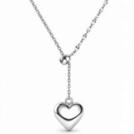 Necklace silver heart chain pendant silver 925 for mother's day