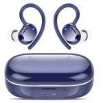 Sports Headphones Bluetooth 5.3 IPX7 Powerbank 128h Navy Blue Lekaby Q22