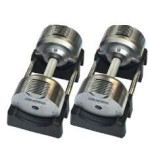 SET OF 2x BARBELL ADJUSTABLE 32.5KG stroke 1.5kg, 20in1 ADJUSTABLE DUMBBELLS