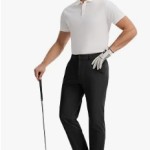 Runcati Mens Stretch Golf Pants 30"/32"/34" Dress Work Slacks
