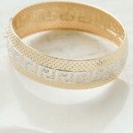 GOLD RIGID BRACELET