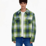 High Quality Men′ S Flannel Shirt with 100%Cotton Factory Custom Fashion Design Long Sleeve Shirts OEM/ODM Men′ S Casual Top Coat Plaid Shirt Jacket