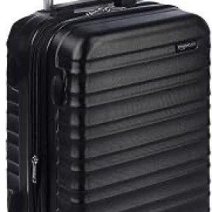 Basics 21" Hardside Carry-On Luggage with Spinner Wheels, Expandable for Up to 25% More Space