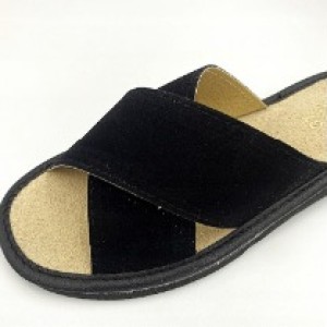 WOMEN'S SLIPPERS HOME FOOTWEAR MAXIMUS BLACK