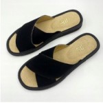 WOMEN'S SLIPPERS HOME FOOTWEAR MAXIMUS BLACK