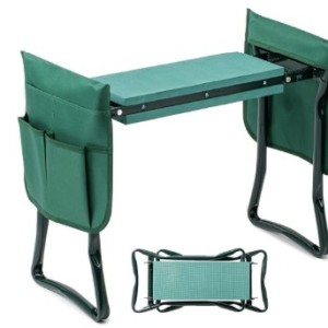 Garden Kneeler and Seat, Foldable Kneeling Stool with Thicker EVA Foam Pad.