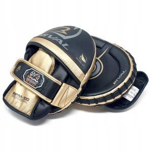 Rival RPM100 Punch Mitts Trainer Paws Black/Gold Universal