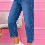 MS93 Pants Jeans Balloon FIT M.Sara ELASTIC Strap S / 36