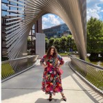 Original patterned dress PLUS SIZE 50 5XL