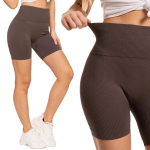 Cycling Leggings Women's Push-Up High Waist Ribbed MORAJ S/M