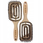 Hair brush with wild natural beech bristles for detangling NOBLE