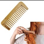 Natural wooden comb for detangling hair without plastic NOBLE