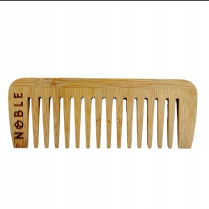 Natural wooden comb for detangling hair without plastic NOBLE