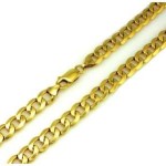 Gold chain thick male weave armor width 5.6mm length 55cm
