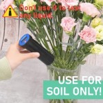 LUVCOSY Digital Soil pH Meter, Industrial Grade Soil pH Tester with Calibration-Free LCD Display