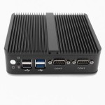 New Industrial PC Model Support N100 N150 Mini Computer 2 LAN 2 COM 4USB Win11/10 Fanless Mini PC