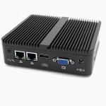 New Industrial PC Model Support N100 N150 Mini Computer 2 LAN 2 COM 4USB Win11/10 Fanless Mini PC