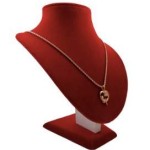 GOLD NECKLACE HEART CHAIN+PENDANT GIFT