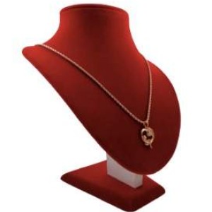 GOLD NECKLACE HEART CHAIN+PENDANT GIFT