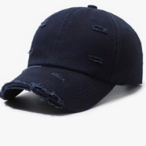 Unisex Distressed Baseball Cap Classic Plain Cotton Dad Hat Adjustable Golf Runing Hats