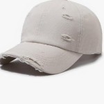 Unisex Distressed Baseball Cap Classic Plain Cotton Dad Hat Adjustable Golf Runing Hats