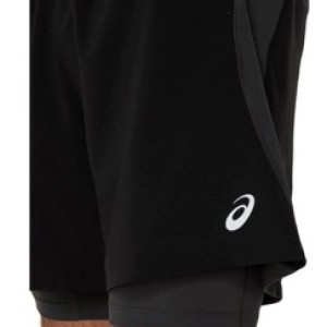 Men's shorts Asics Road 2in1 7IN 2011D246-001