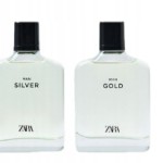 ZARA MAN - SILVER + GOLD - MEN'S PERFUME 2x 100ml