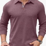 Sailwind Mens Long Sleeve Polo Shirts Classic Casual Button Collared Fashion Golf Shirts