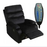 Reclining massage chair for sleeping in the living room VELOUR with massage!