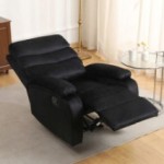 Reclining massage chair for sleeping in the living room VELOUR with massage!